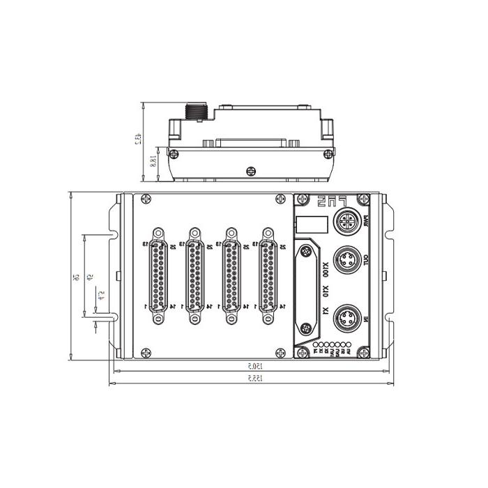 Multi-protocol module IP20, 64DI/DO adaptive configuration, NPN, D-Sub interface, remote module, 009B91